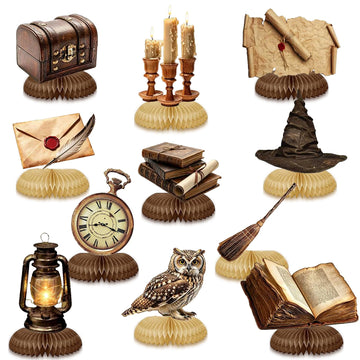 11 Pcs Magical Wizard Party Decorations Magical Wizard Birthday Decorations