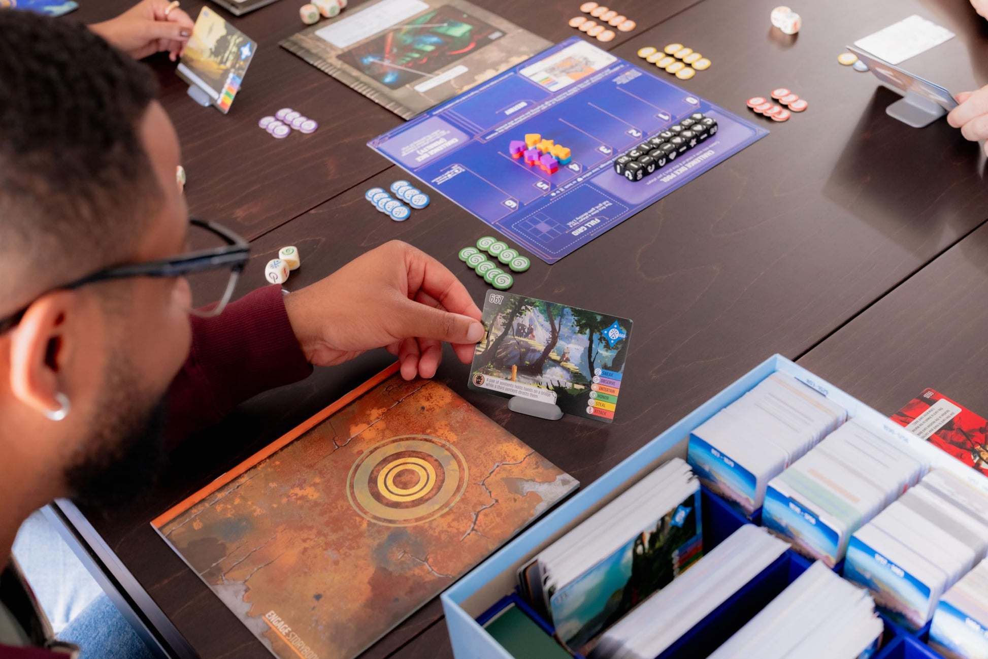 Stonemaier Games: Vantage by Jamey Stegmaier | Cooperatively Explore an Entire Planet from First-Person Perspective | Strategy Board Game for Adults