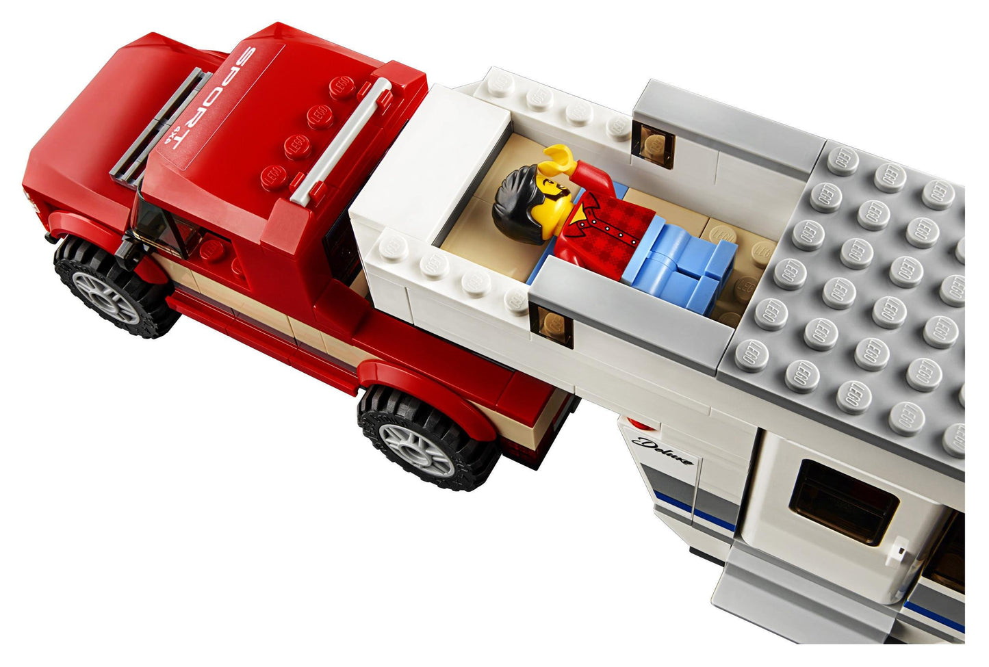 LEGO City Pickup & Caravan 60182 Building Kit (344 Pieces)