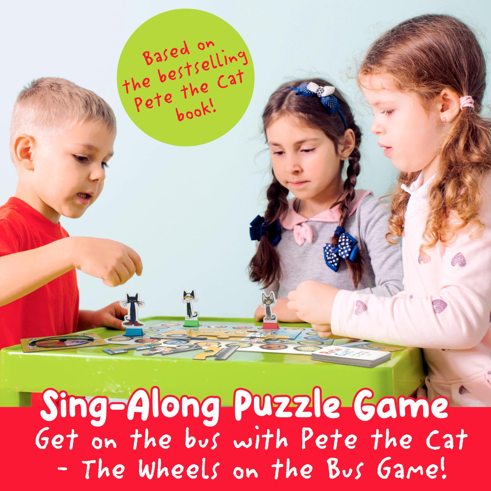 Briarpatch | Pete the Cat Wheels on the Bus Game, Fans of Pete the Cat Books, Ages 3+