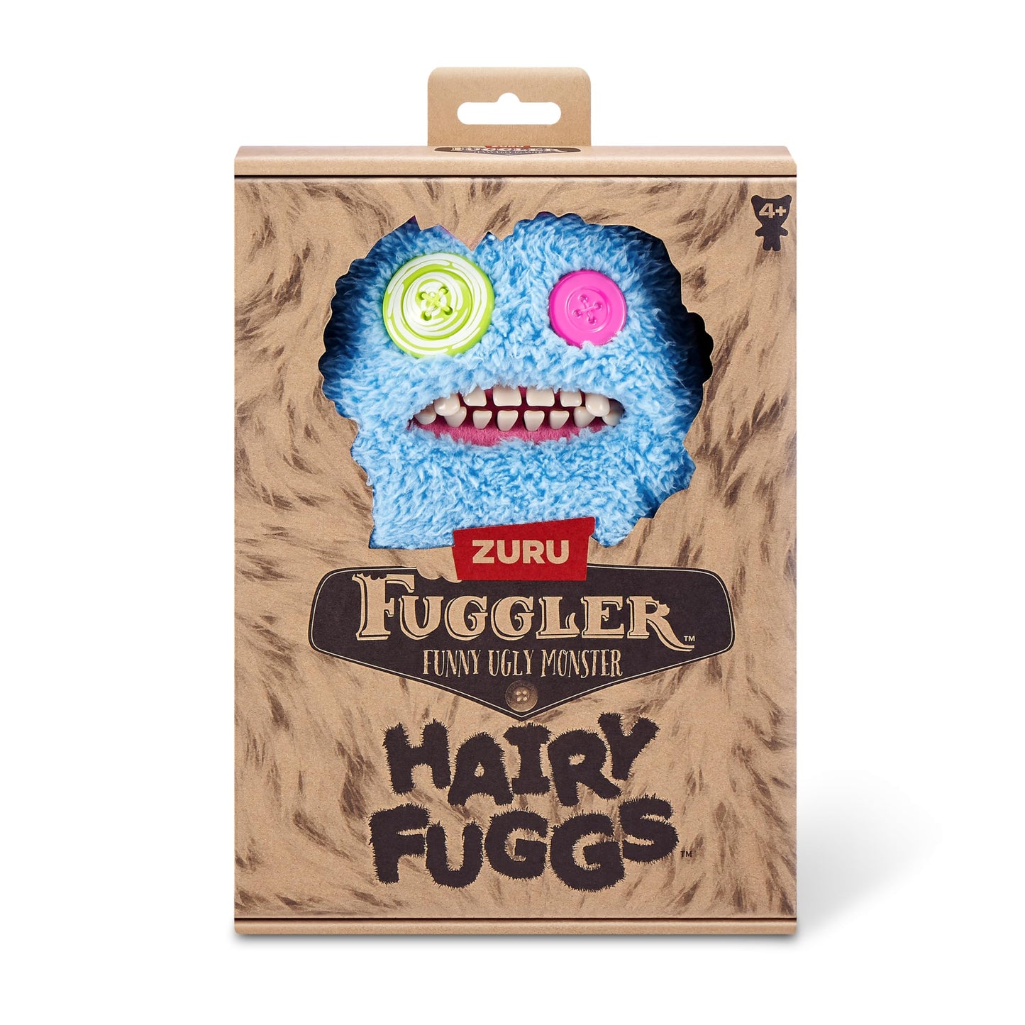 Fuggler Hairy Fuggs 9-inch Series 1 by ZURU, Funny Ugly Monster Plush Toy