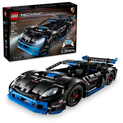 LEGO Technic Porsche GT4 e-Performance Race Car Toy, Remote Control Car with Authentic Details, Interactive Model Porsche Gift for Kids Ages 10 and Up
