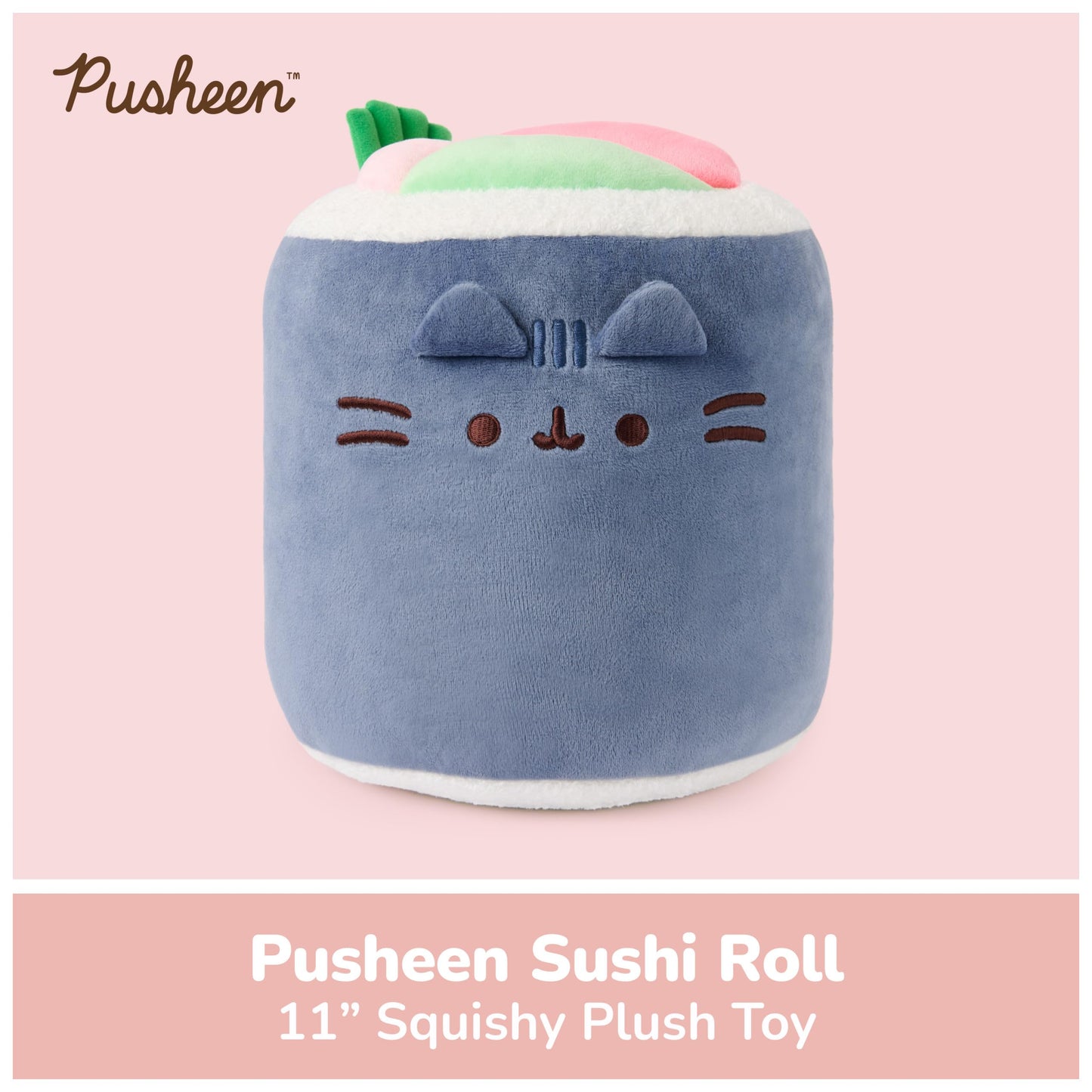 GUND Pusheen Bento Sushi Roll 11-Inch Plush Toy for Ages 8+