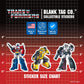 Transformers® 3-Pack Sticker Bundle - Waterproof Stickers for Water Bottles and Laptops (3-Pack)