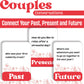 Couples Conversations Card Game - Stocking Stuffer for Boyfriend or Girlfriend | Questions About Past, Present, and Future