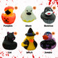 4E's Novelty Halloween Rubber Ducks Bulk - 24 Pack, 6 Variety Themes, 2.5" for Halloween Party Favors for Kids, Goodie Bag Fillers, Jeep Ducking
