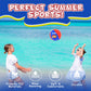 12 Inflatable Superhero Party Beach Balls - 8" Comic Pow Wham Bang Designs