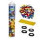 PLUS PLUS - Color Cars Tube - Hero - 200 Pieces, Construction Building Stem/Steam Toy, Interlocking Mini Puzzle Blocks for Kids