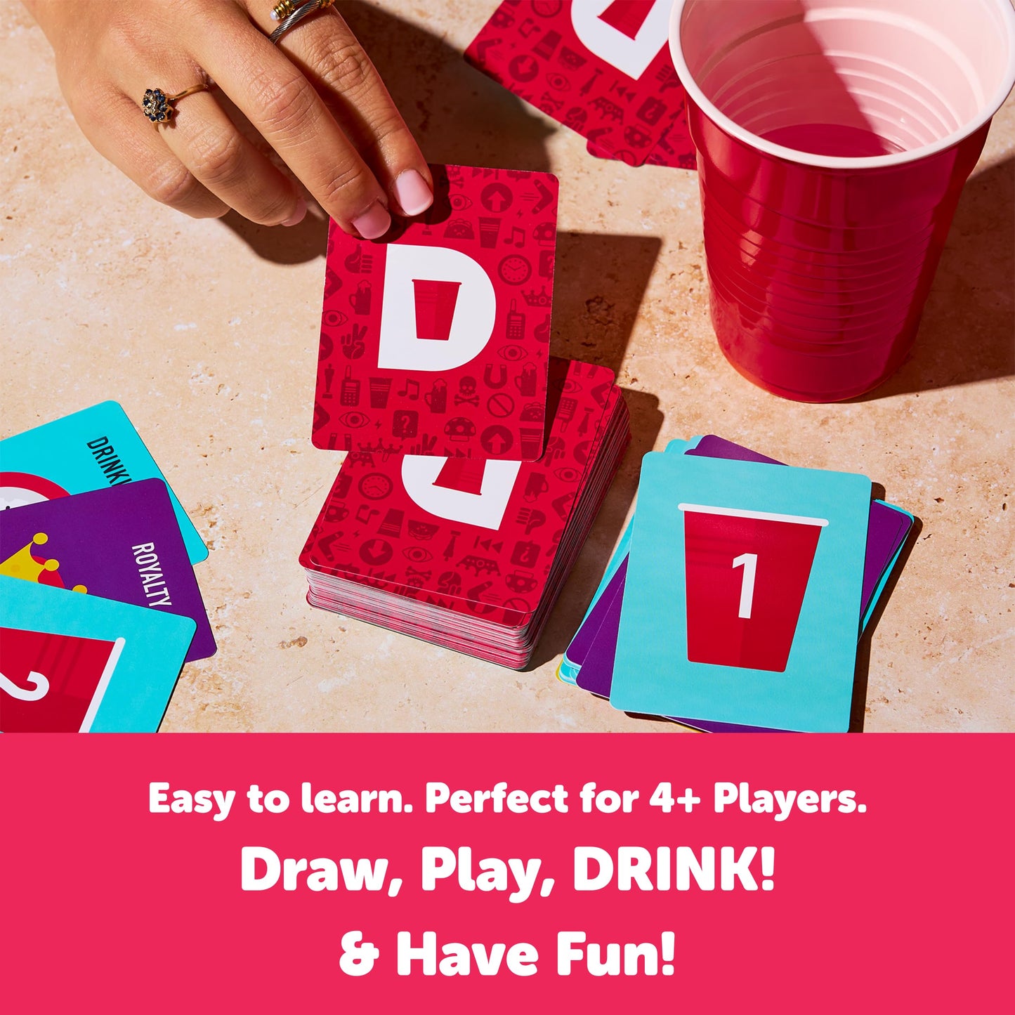 Cocktailier Drink! A Party Drinking Card Game for Adults | Game Night Fun for Groups | Perfect fo Bachelorette Parties, Camping, and Weekend Fun