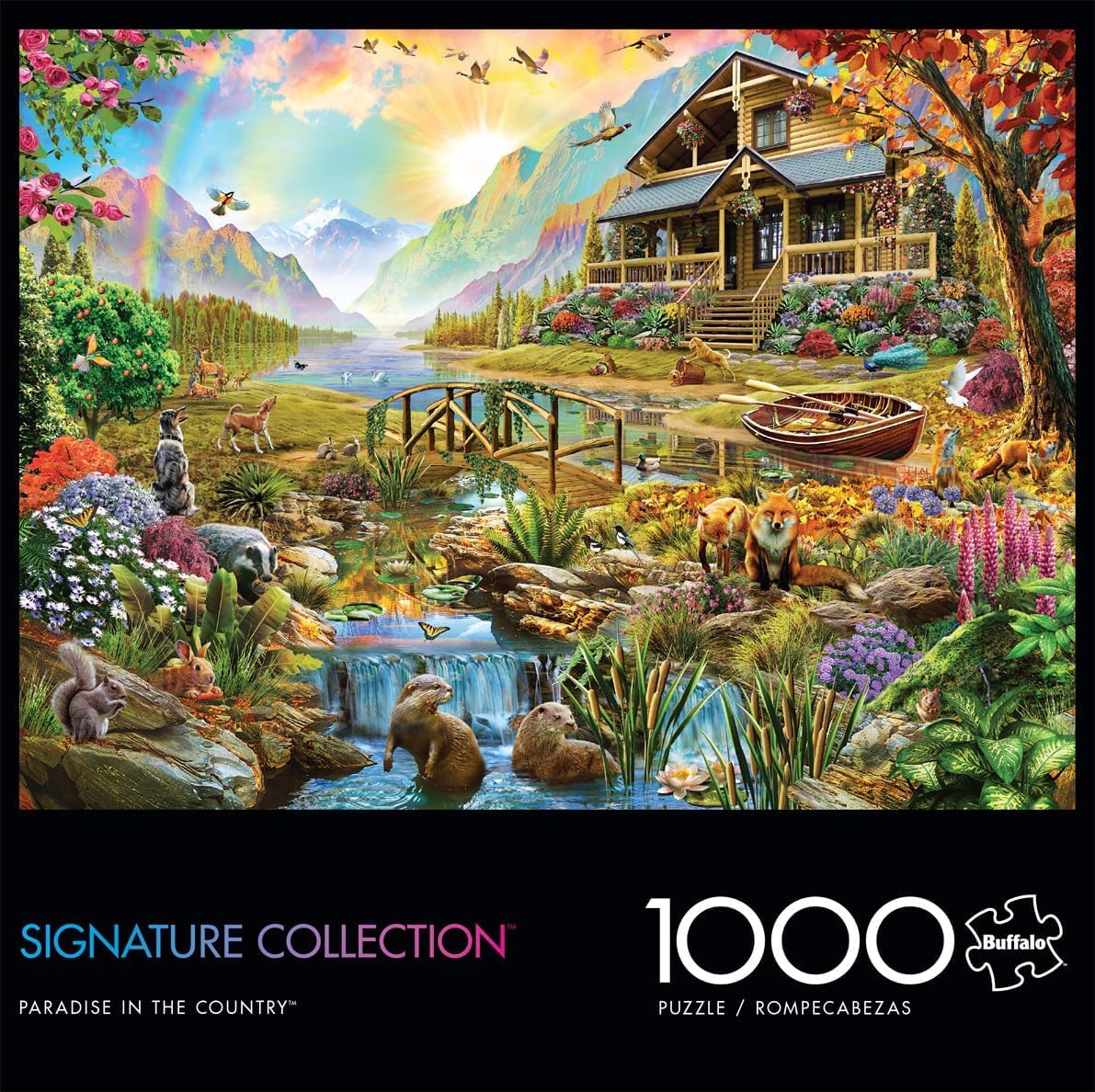 Buffalo Games Adrian Chesterman, Paradise in the Country, 1000 Piece Puzzle
