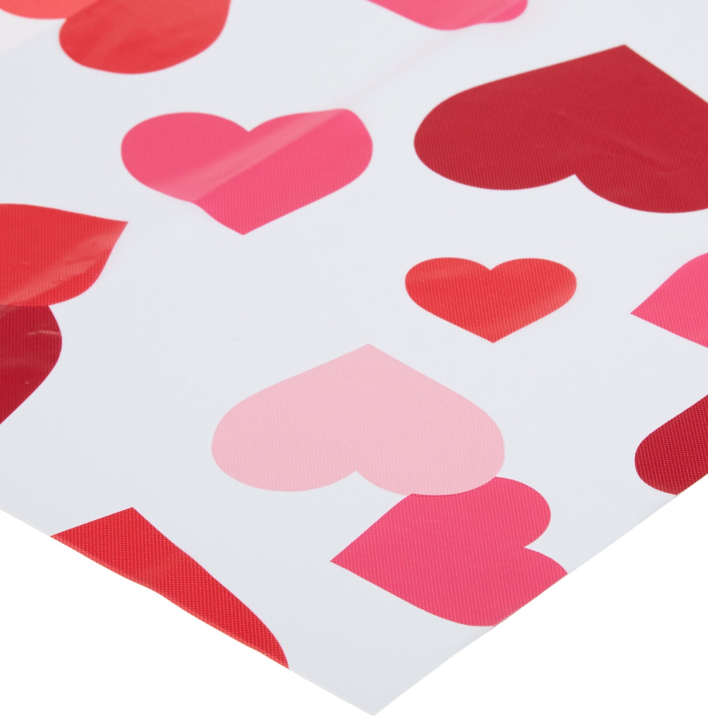 Creative Converting 328276 Pink And Red Hearts Valentines Plastic Tablecloth
