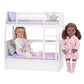 Our Generation Good Night, Sleep Tight Outfit - Bedtime Essentials Outfit with Heart Print Robe for 18-inch Dolls - 10 Piece Sleepover Clothing and