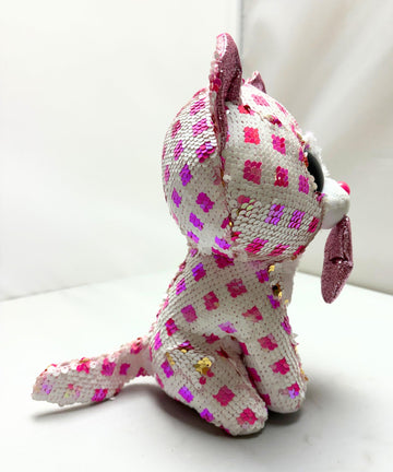 TY36791 Flippables Cupid The CAT Sequins Soft Toy, 24 cm, Multi-Coloured