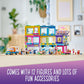 LEGO Friends Main Street Building, Heartlake City Café & Hair Salon 41704, Mini Dolls House with Toy Shops, Modular Building Set, Pretend Play Hair