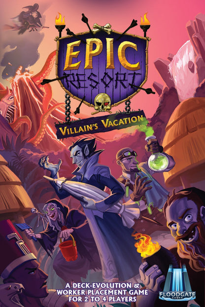 Floodgate Games Epic Resort: Villain's Vacation Board Game