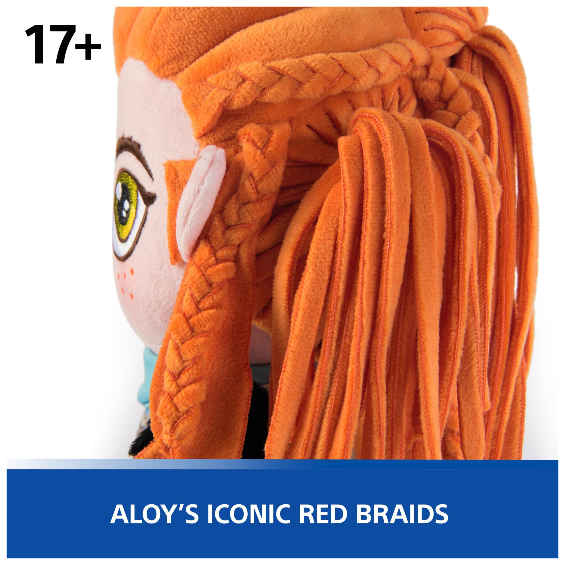 PlayStation Horizon Forbidden West, Premium 10-Inch Aloy Collector Grade Plush Toy, Cute Plushies and Kids Toys for PS5 Fans of All Ages