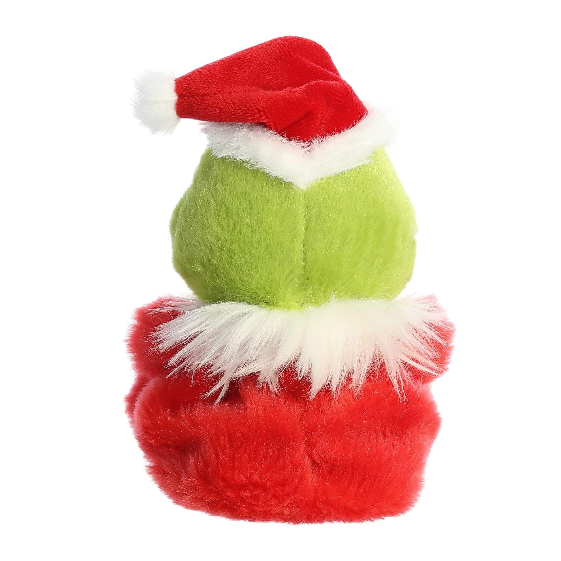 Aurora® Whimsical Dr. Seuss™ Santa Grinch Palm Pals™ Stuffed Animal - Officially Licensed Plush for Imaginative Play - Perfect for Kids and Adults