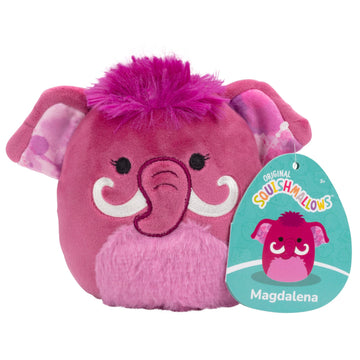 Squishmallows Original 5-Inch Magdalena The Mammoth - Official Jazwares Little Plush - Collectible Soft & Squishy Mini Stuffed Animal Toy - Stuffer