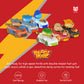 Knuckle Headz Pop-Up Racer Car Toy, Friction-Powered Pull Back Race Car, Head Popping Fun Gift for Kids, Boys, Girls, Ages 3+, Dinosaur