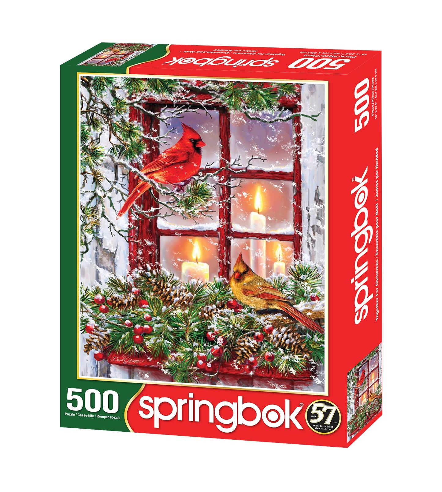 Springbok Together for Christmas 500 Piece Jigsaw Puzzle for Adults