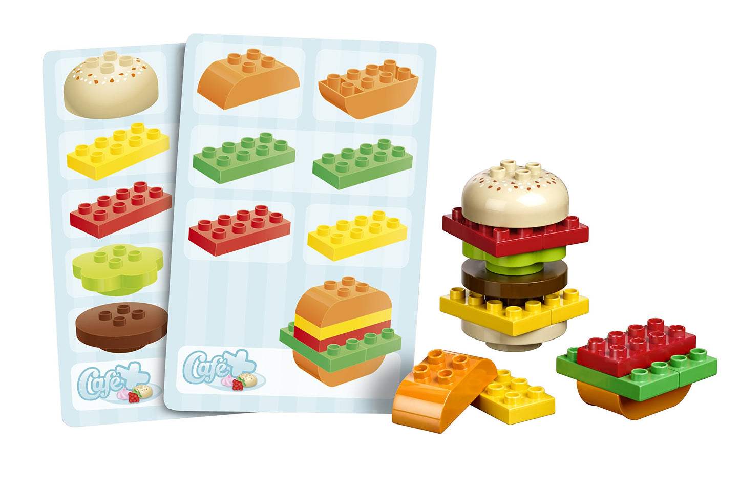 LEGO Education Café+ DUPLO Set 45004, Fun Role-Playing and STEAM Learning Toy, Early Math Skills for Girls and Boys Ages 3 and up (131 Pieces)