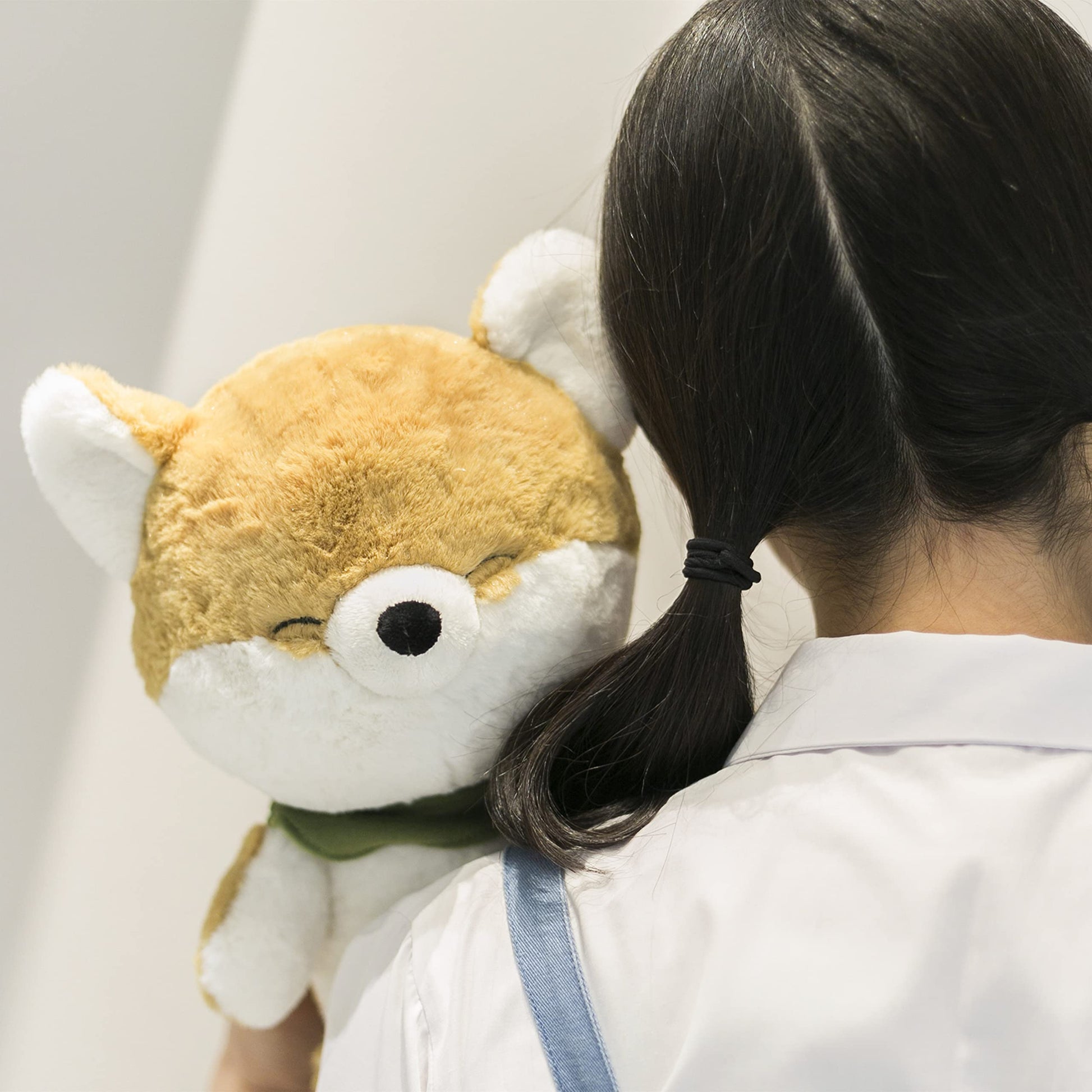FRANKIEZHOU Shiba Inu Plush, 10'' Stuffed Animal, Light Brown, Soft Toy for Kids, Cuddly Dog, Hug Pillow, Baby Gift