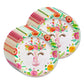 Giraffe Floral Birthday Party Supplies - Giraffe Party Supplies - Zoo Animal Party Supplies - Safari Animal Party Supplies | Tableware Set Includes