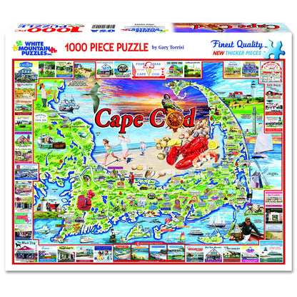 White Mountain 1000 Piece Jigsaw Puzzle, Cape Cod National Park