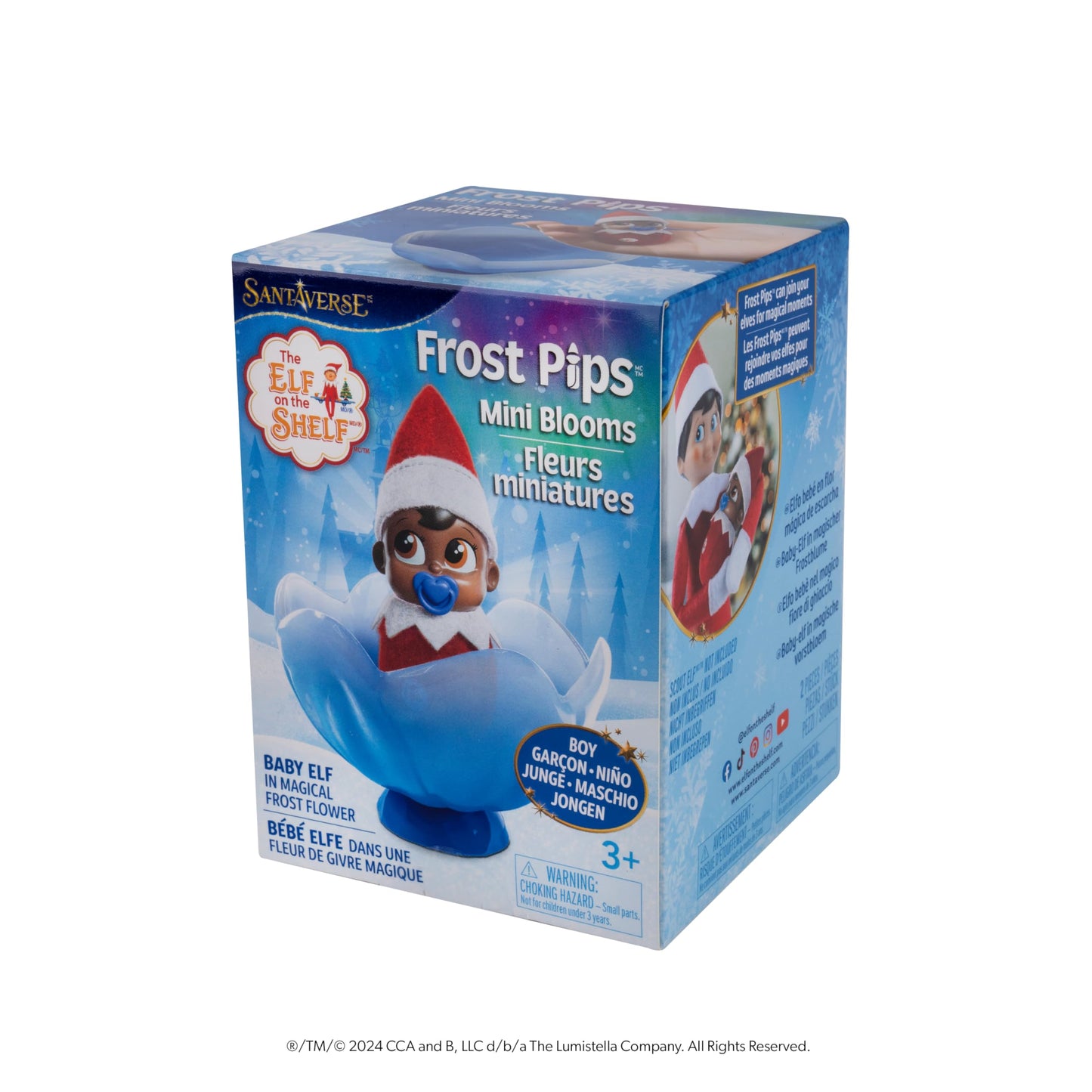 The Elf on the Shelf® Brown Eyed Boy & Matching Frost Pips™ Mini Bloom