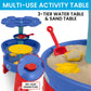Spidey and His Amazing Friends Water Table by Delta Children | 3-Tier Activity Water Play Table with 11-Piece Toy Set | Water Sensory Table + Beach