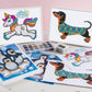 Sequin Art Red, Dolphin, Sparkling Arts and Crafts Picture Kit, Creative Crafts