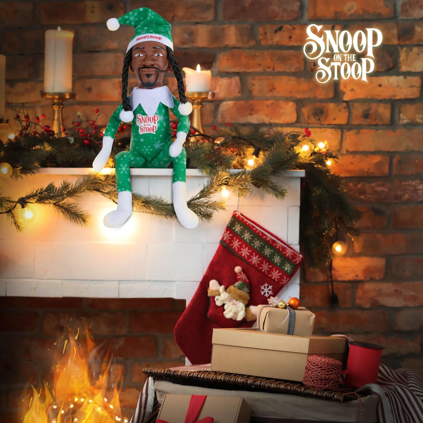 Snoop Dogg Snoop on The Stoop Christmas, 12” Small Shelf Décor