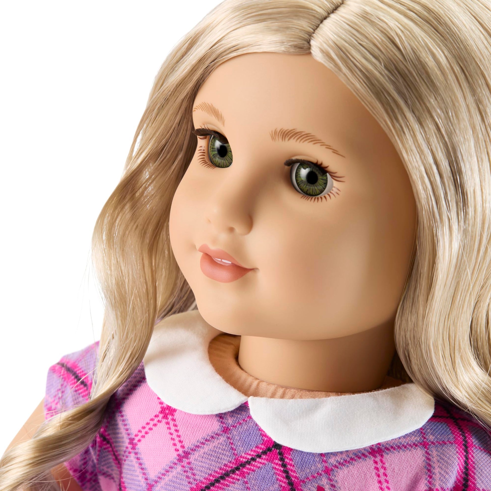 American Girl Truly Me 18-inch Doll #125 with Hazel Eyes, Curly Blonde Hair, Light Skin w/Warm Olive Undertones, for Ages 6+