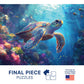Sea Turtle (#3) - 1000 Piece Jigsaw Puzzle for Adults | Premium European Blue Board | Satin Low-Glare Finish | Ribbon Cut | Bonus Poster |