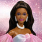 Barbie Signature Birthday Wishes Fashion Doll with Black Hair in Dress with Pastel Rainbow Effect, Collectible Toy with Giftable Packaging