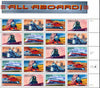 All Aboard Railroad Collectible Stamp Sheet of 20 33 Cent Stamps Scott 3337a