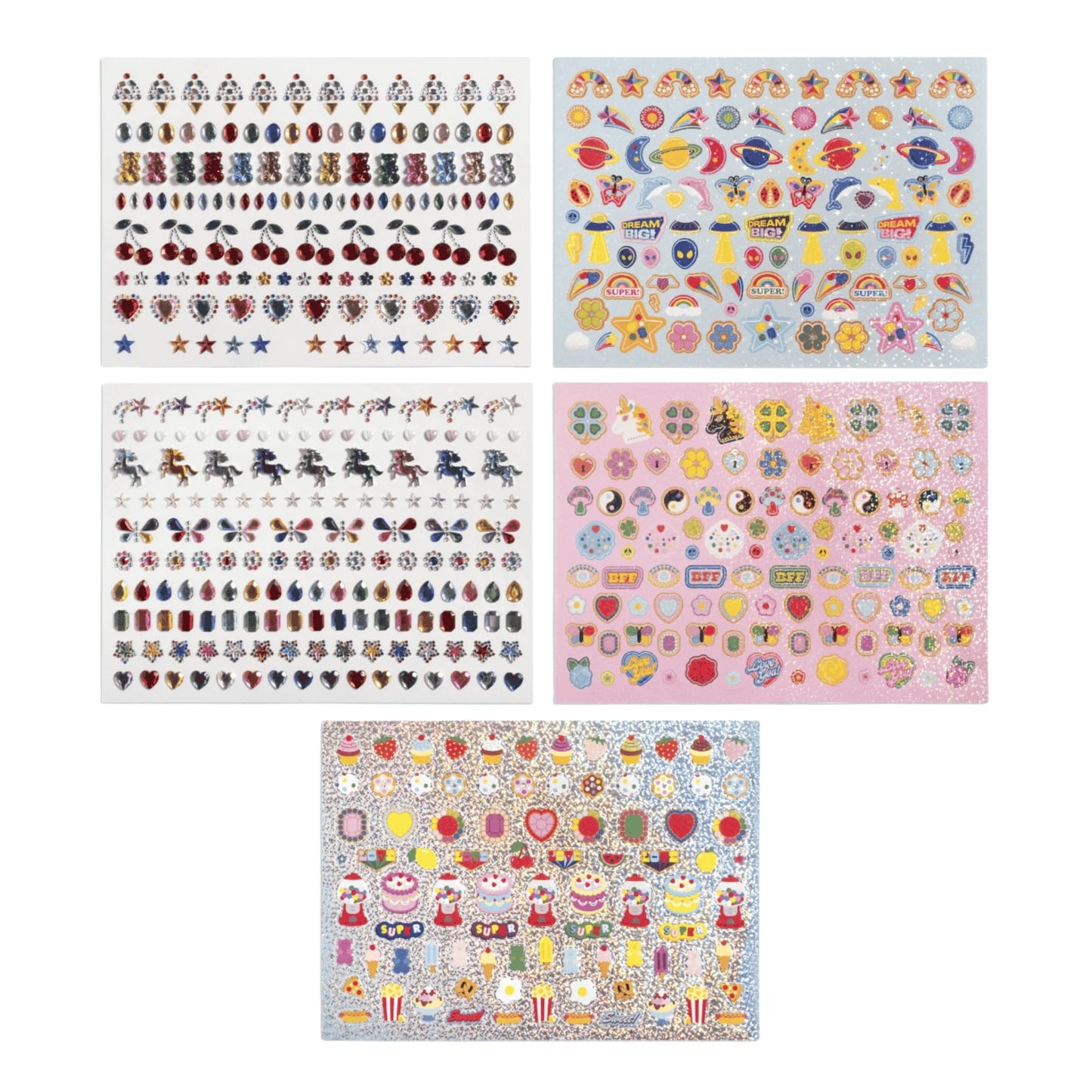 Super Smalls Gemify™ Ultimate Sticker Book (Mega Sized!) | 500+ Sparkly Stickers