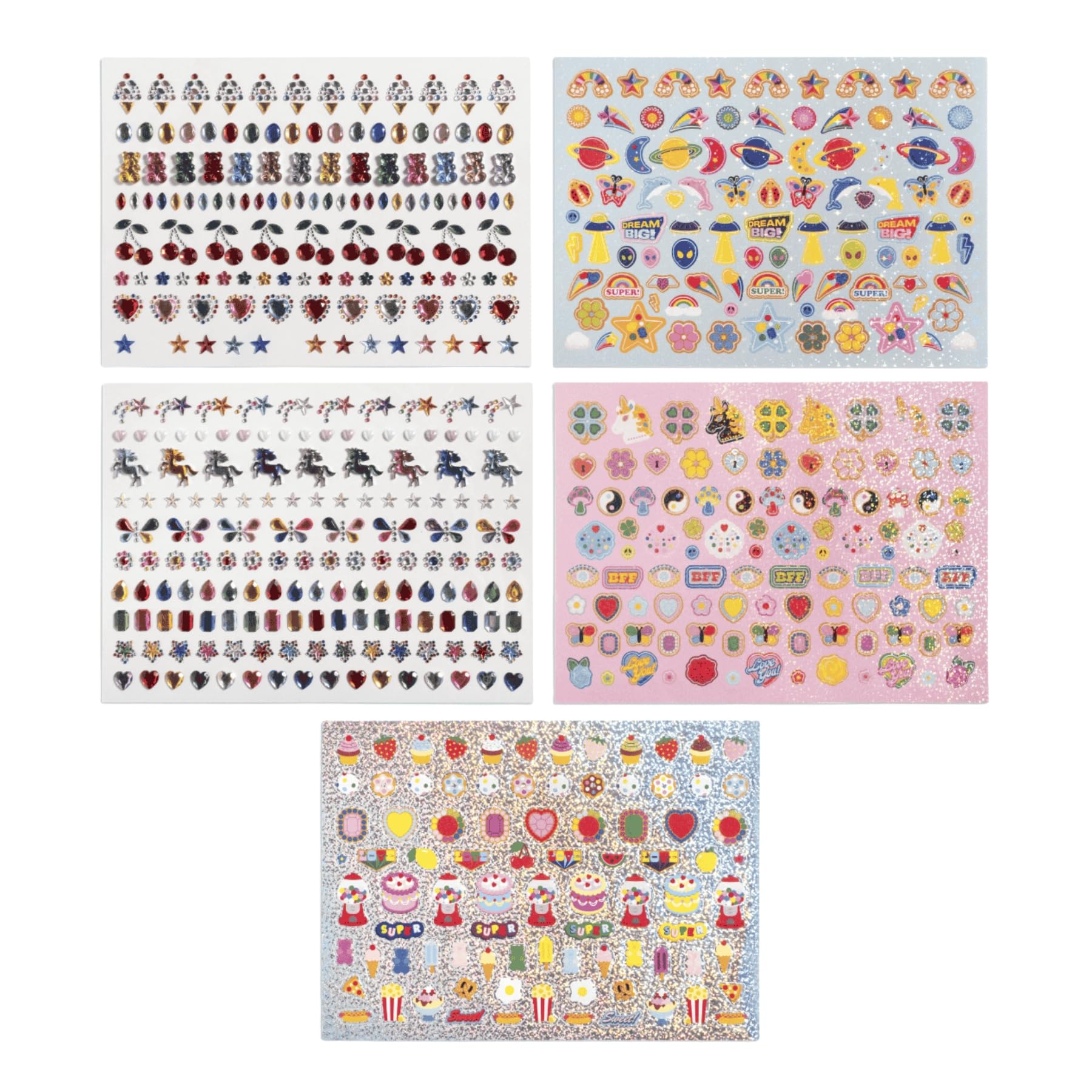 Super Smalls Gemify™ Ultimate Sticker Book (Mega Sized!) | 500+ Sparkly Stickers