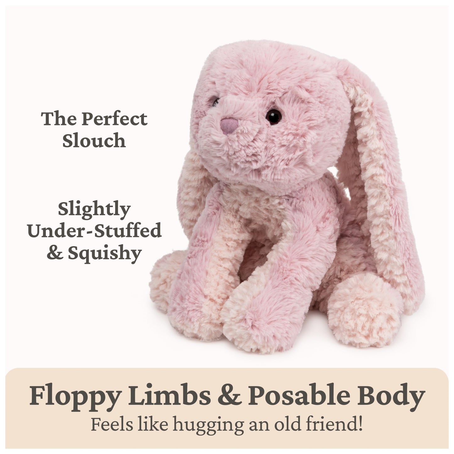 GUND Cozys Collection Bunny 10-Inch Stuffed Animal Sensory Toy for Ages 0+