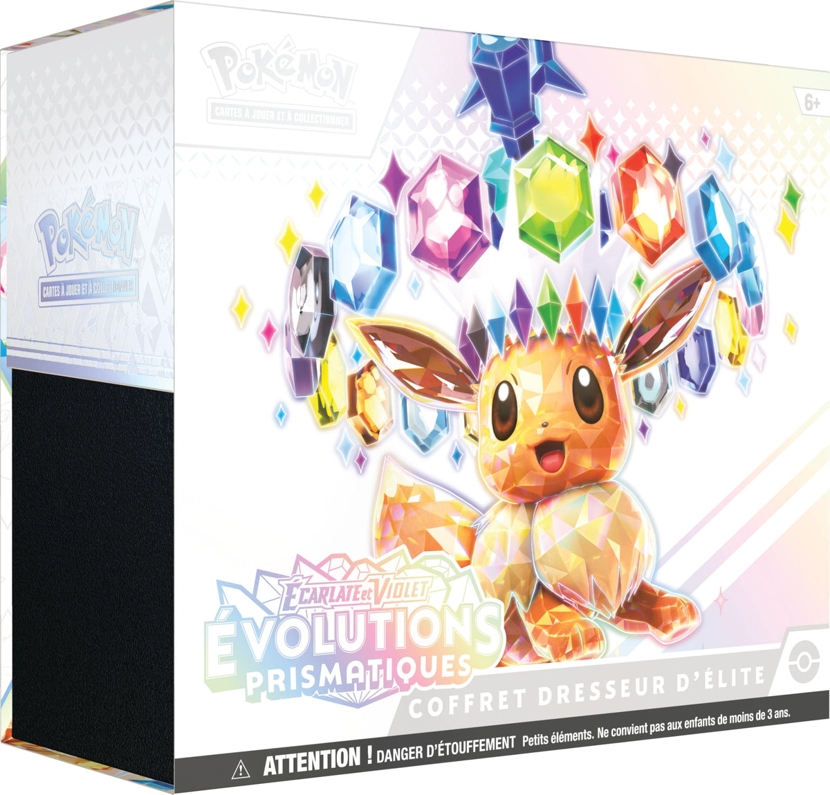 Pokémon: Scarlet & Purple Elite Trainer Set - Prismatic Evolutions of the Pokémon TCG (1 Fully Illustrated Promo Card, 9 Booster Packs & Premium Game
