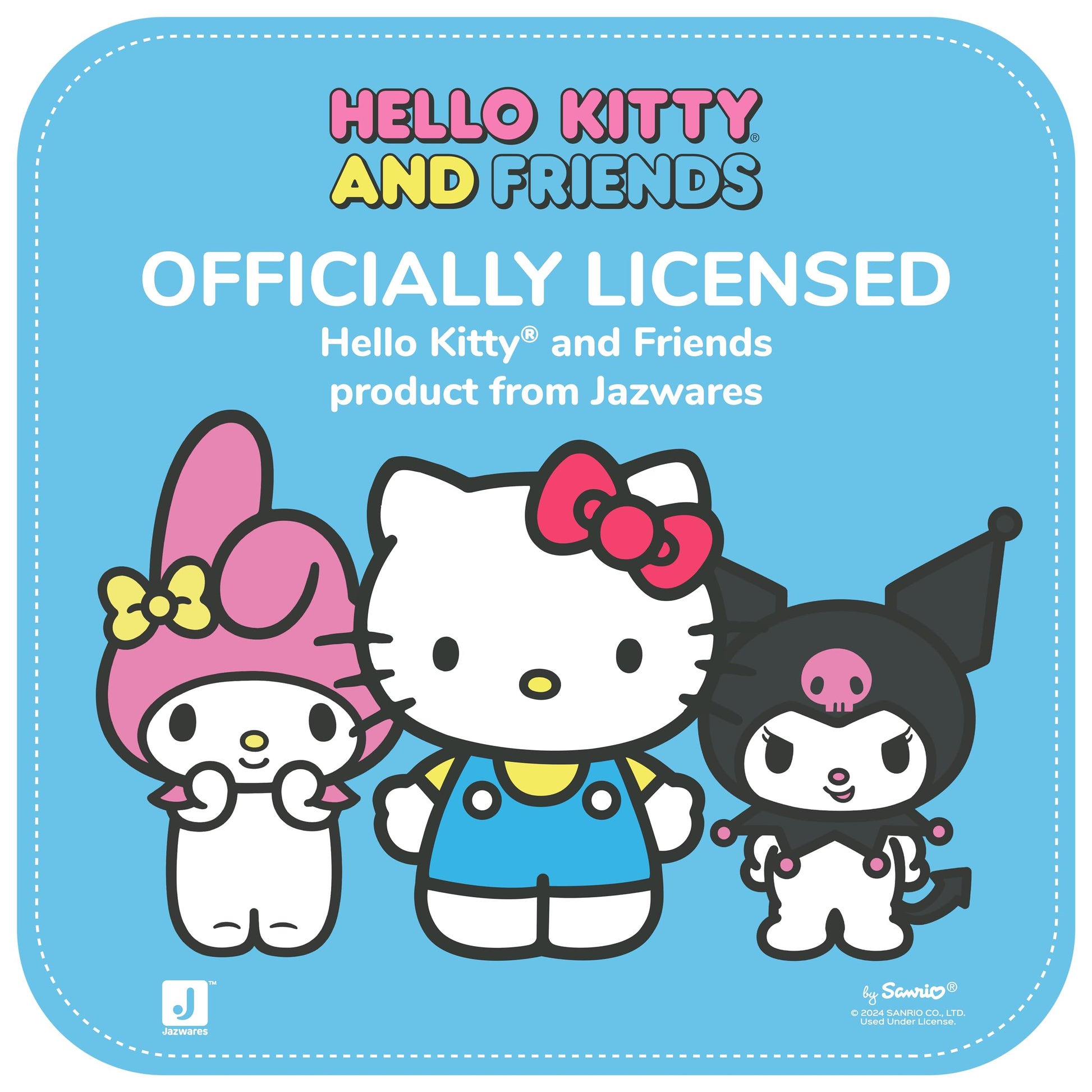 Jazwares Hello Kitty and Friends - 4” Premier Kuromi Dreamland Figure - Ages 6+ - Officially Licensed Sanrio Product from