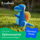 The Petting Zoo Spinosaurus Stuffed Animal Plushie, Gift for Kids, Dinosaur Animals, Blue Dinosaur Plush Toy 9 inches