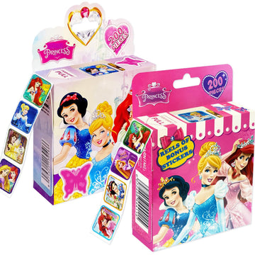 2 Pack Princess Stickers, Kids Stickerin 20 Designs, 400 Pcs Self Adhesive Label Roll Stickers Laptop, Water Bottle, Phone, Cute Animal Stickers