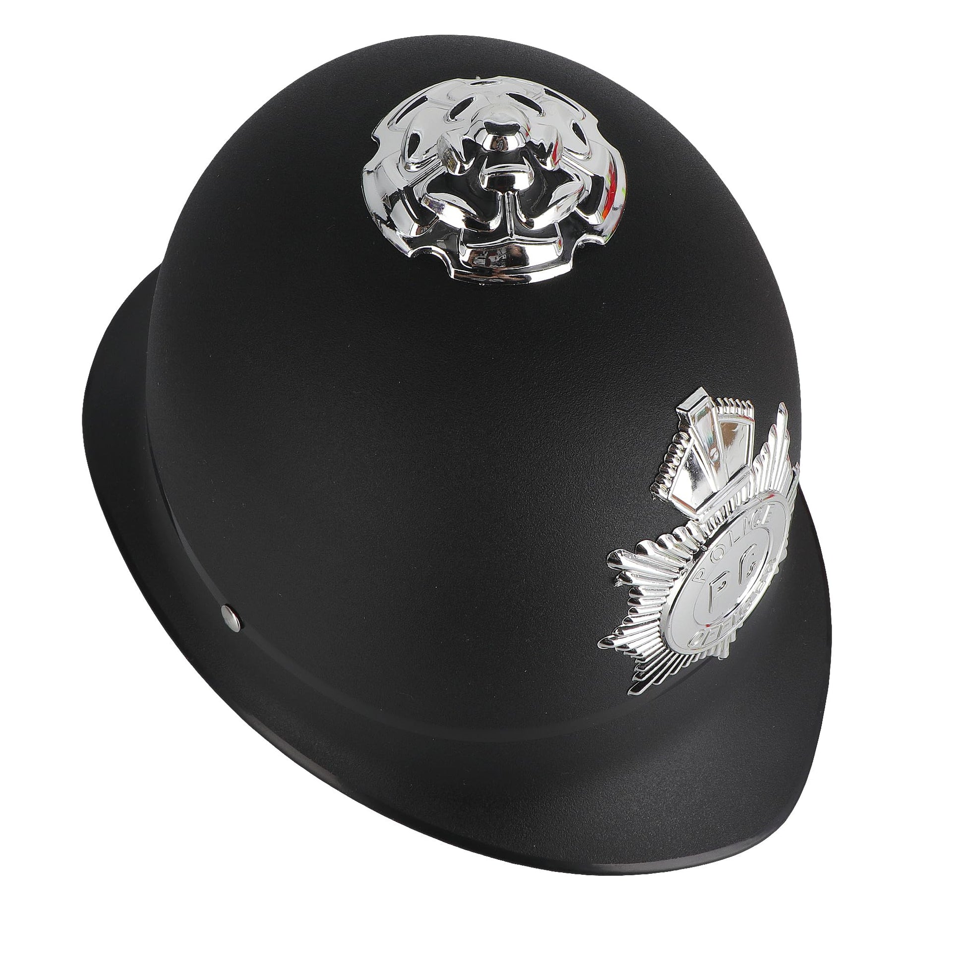 3 Pack Helmet Hat for Halloween Party Costumes (British Bobby Policeman Cop Officer)