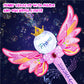 Princess Bubble Wand,Bubble Machine for Kids Girls,Music & Light Up Bubble Blower,Bubble Maker,Outdoor Party Birthday Bubble Toy for Toddlers,Gift