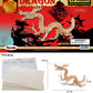 Puzzled 3D Puzzle Dragon Building Kit - Wooden Dragon Puzzle Toy for Kids and Adults, Educational DIY Wood Puzzle Toy Dragon, Dragon Model Kit 3D