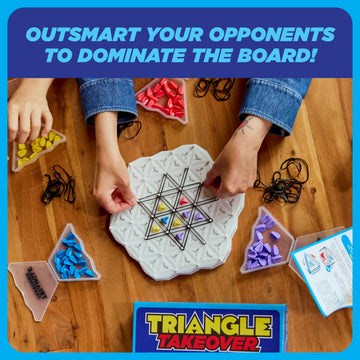 Triangle Takeover By Relatable, Exciting Brain Games for Family Gatherings, A Great Choice for Kids Board Games and Kids Party Games, Appropriate