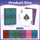 Playing Cards 6 Pack, Decks of Cards, Poker Size Standard Index Deck in 6 Unique Colors, Playing Cards Bulk for Family Game Night, Blackjack