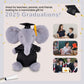 Made By Aliens Graduation Plush Toy 2026 - Soft Stuffed Animal Plush with Cap & Diploma/Gown/Sash - Graduation Gift for Kids Preschool Kindergarten