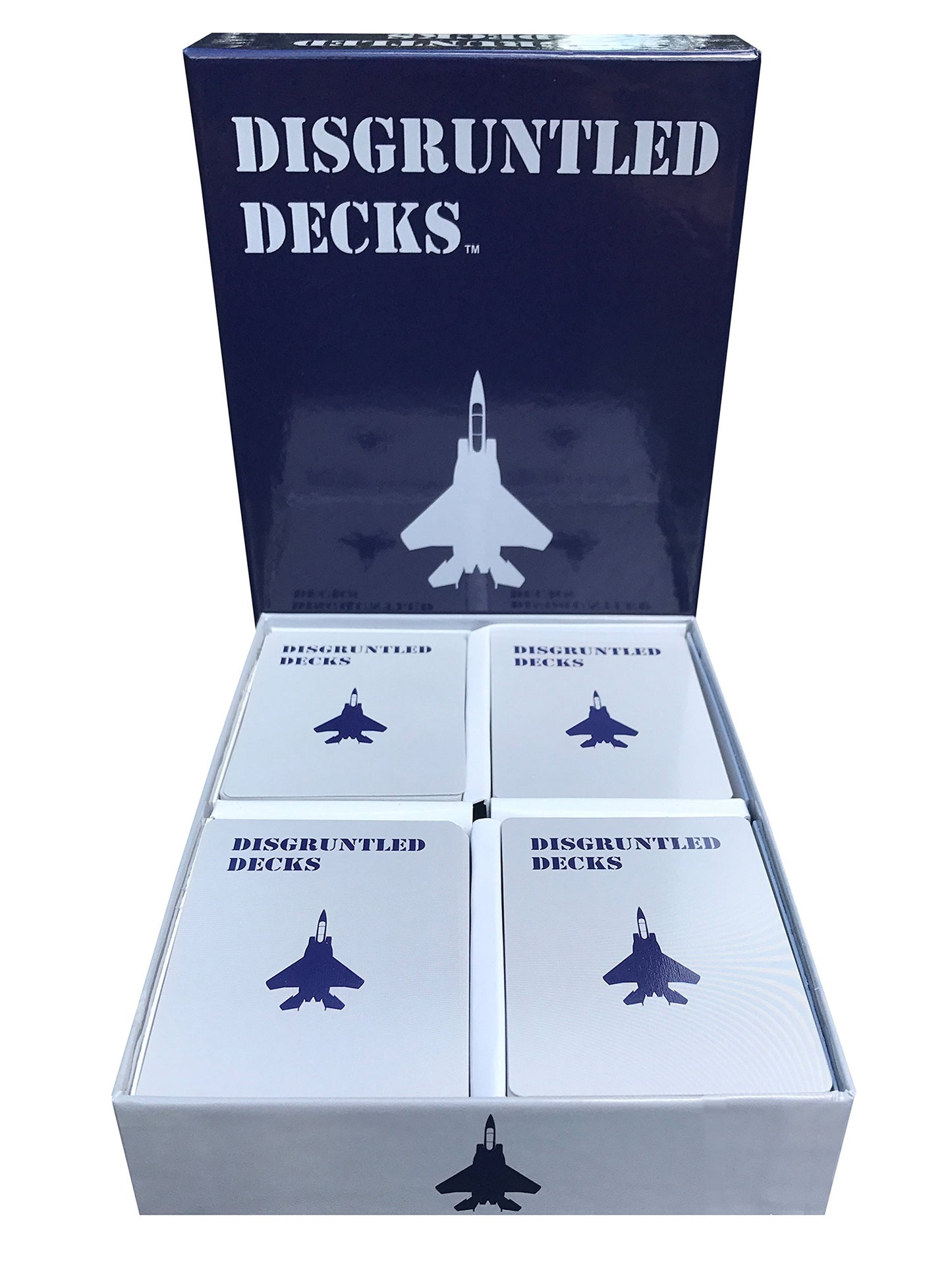 Disgruntled Decks - The Original Military Party Card Game for Veterans - Air Force-Themed Deck